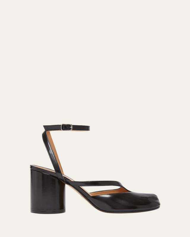 Tabi Leather Split-Toe Pumps